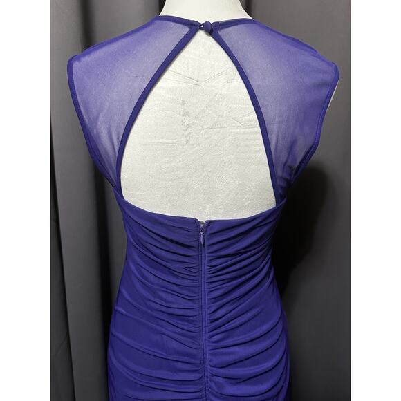 BLONDIE NITES Womens Purple Evening Gown Prom Dress Stacy Sklar Sz 9 - Picture 2 of 16